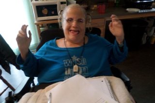 Jean Peterson at home
